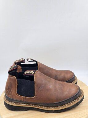 Georgia Boot Men's Georgia Giant Revamp Romeo GB00320 Work Shoes Sz 9M